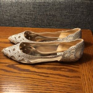 Badgley Mischka Gigi bridal flats